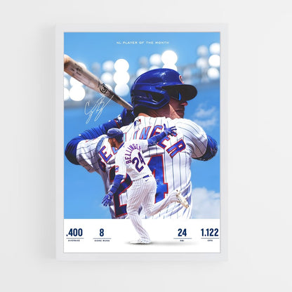 baseball-33 cadre Blanc