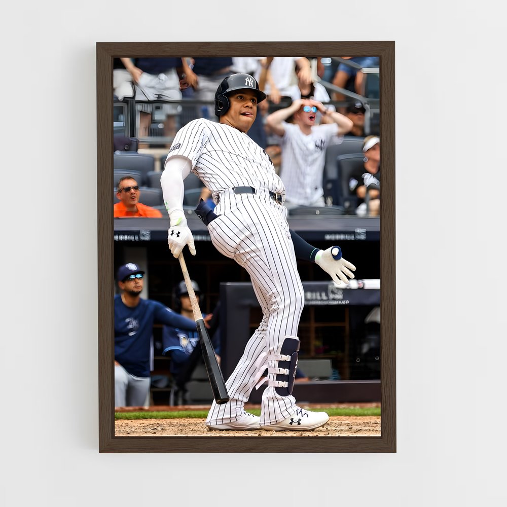 baseball-34 cadre Bois foncé