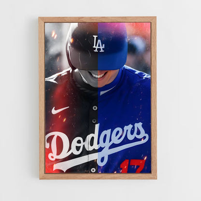 baseball-35 cadre Bois clair