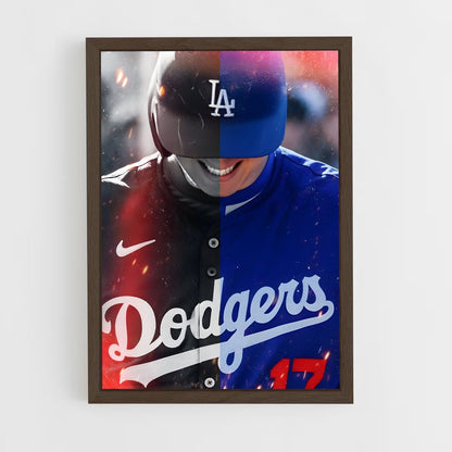 baseball-35 cadre Bois foncé