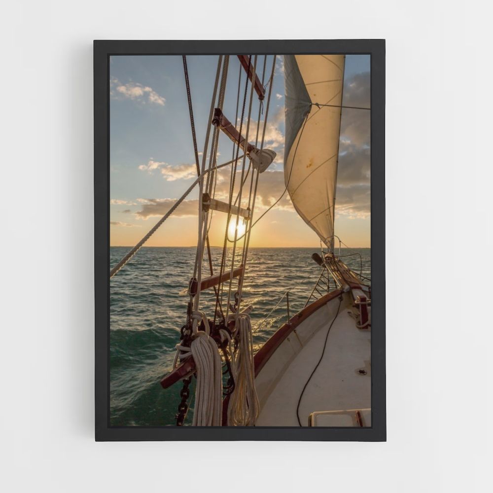 Poster Bateaux Voile