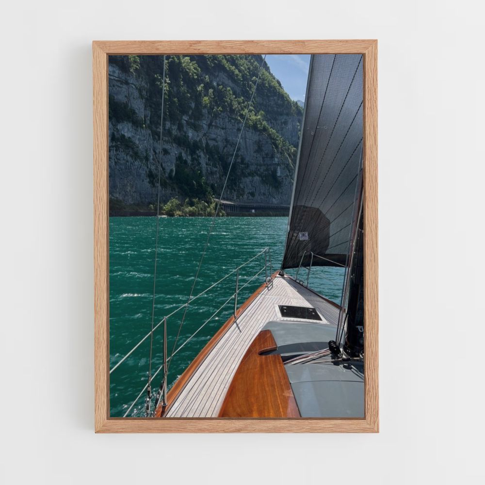 Poster Bateaux Îles