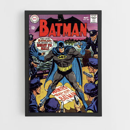 Poster Batman contre la Police