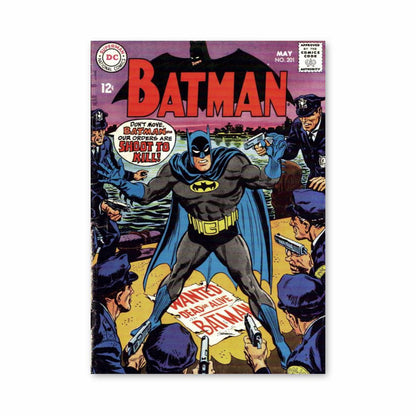 Poster Batman contre la Police