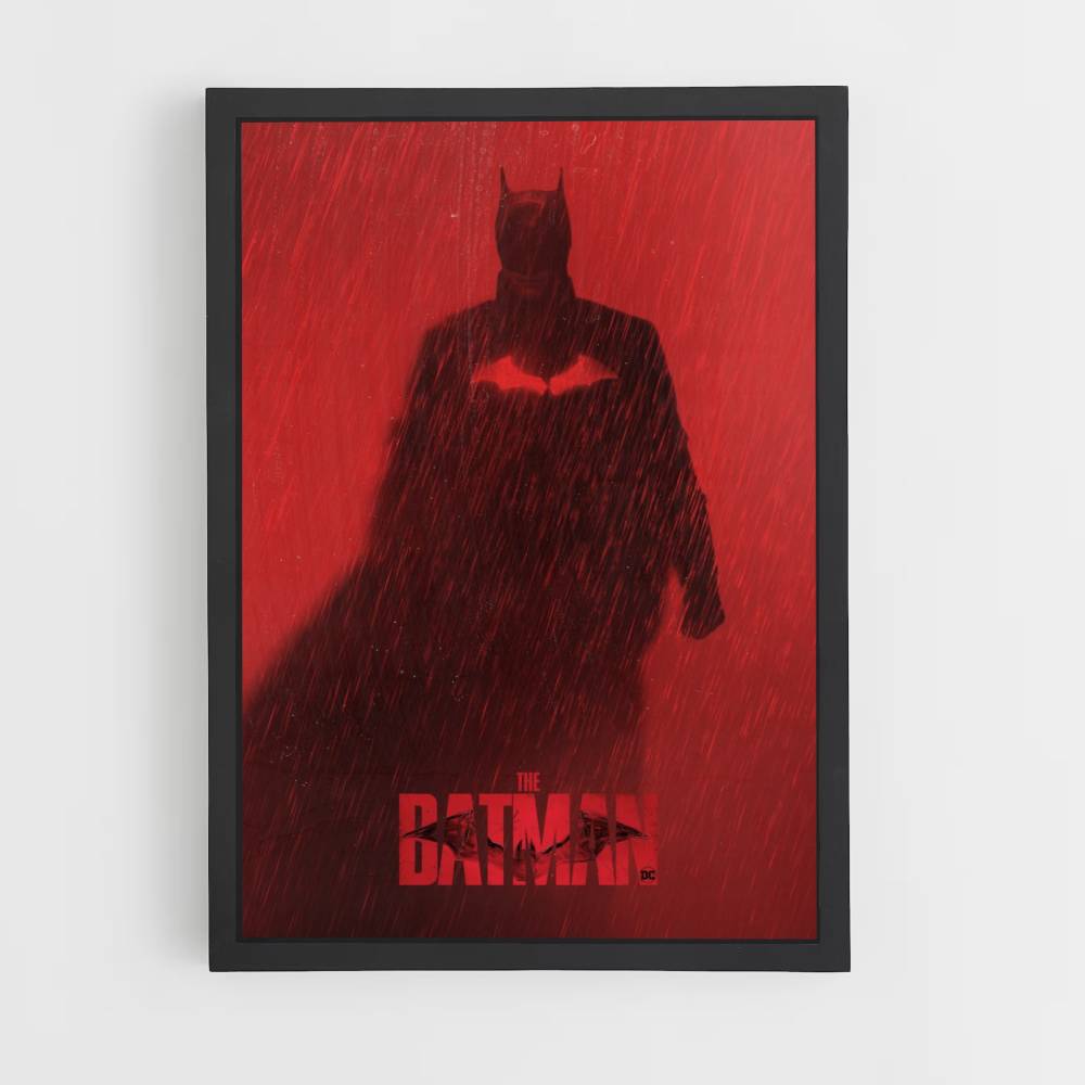 Poster Batman Rouge