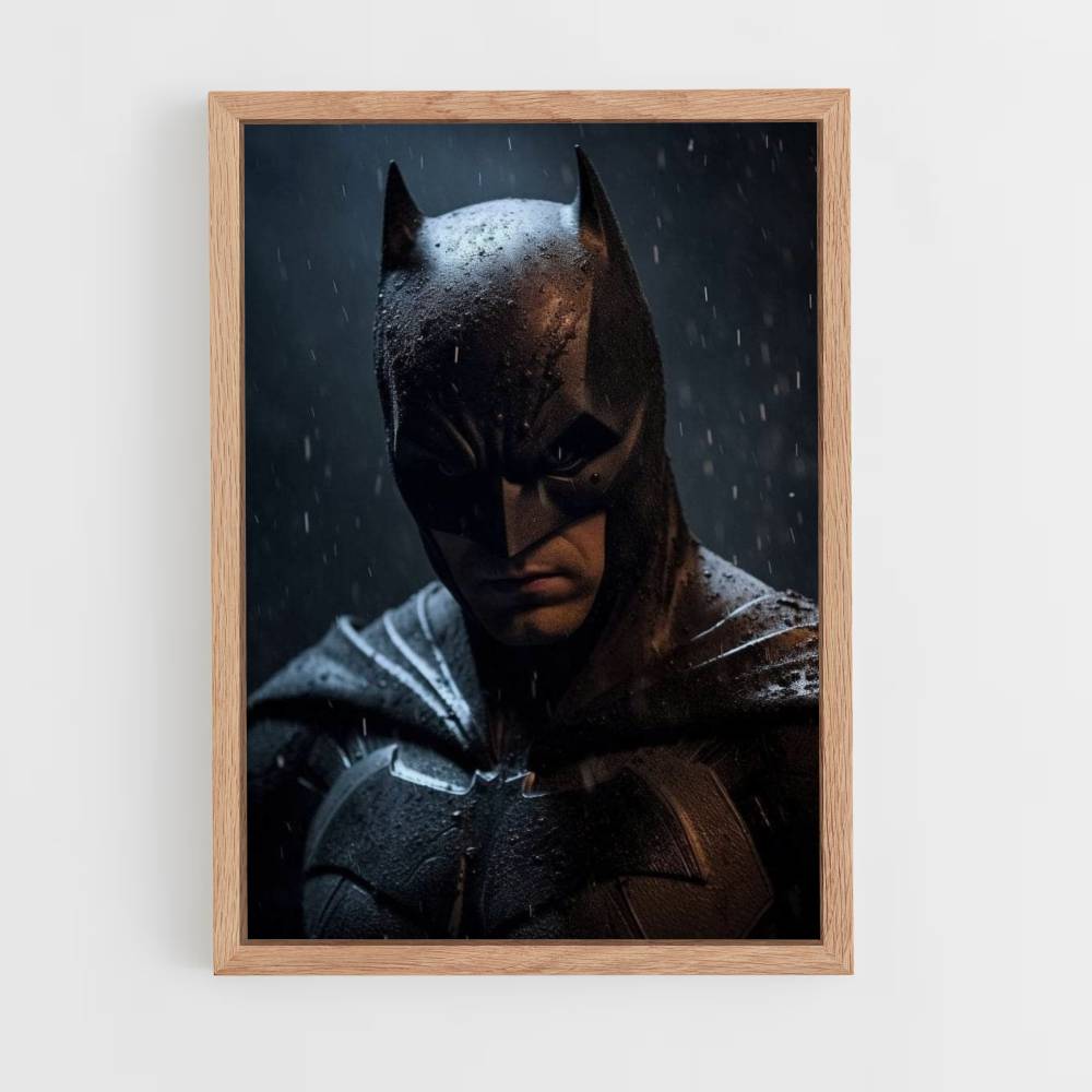 Poster Batman Pluie