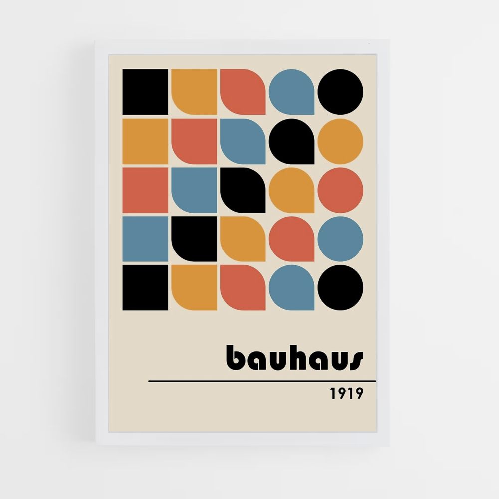 Poster Bauhaus Minimaliste