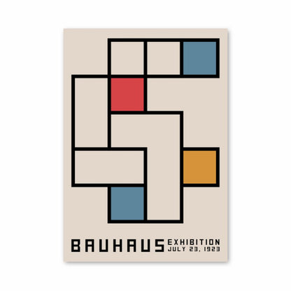 Affiche Bauhaus Carré