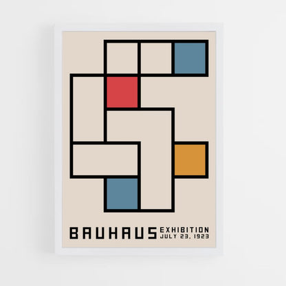 Affiche Bauhaus Carré