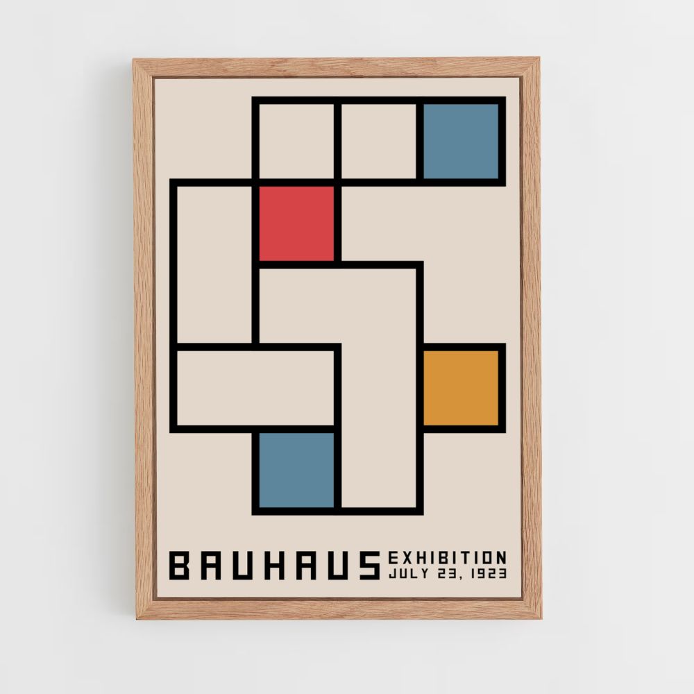 Affiche Bauhaus Carré