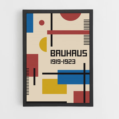 Poster Bauhaus Temps