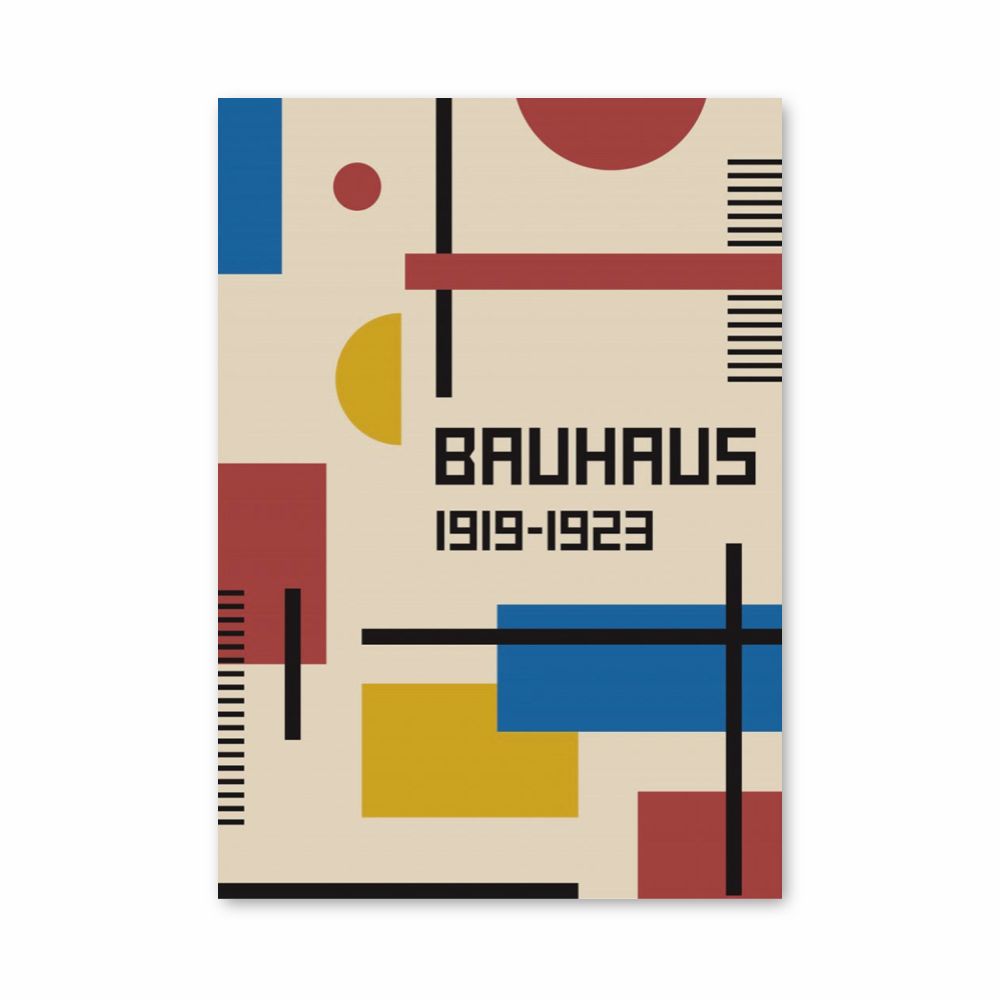 Poster Bauhaus Temps