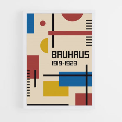 Poster Bauhaus Temps