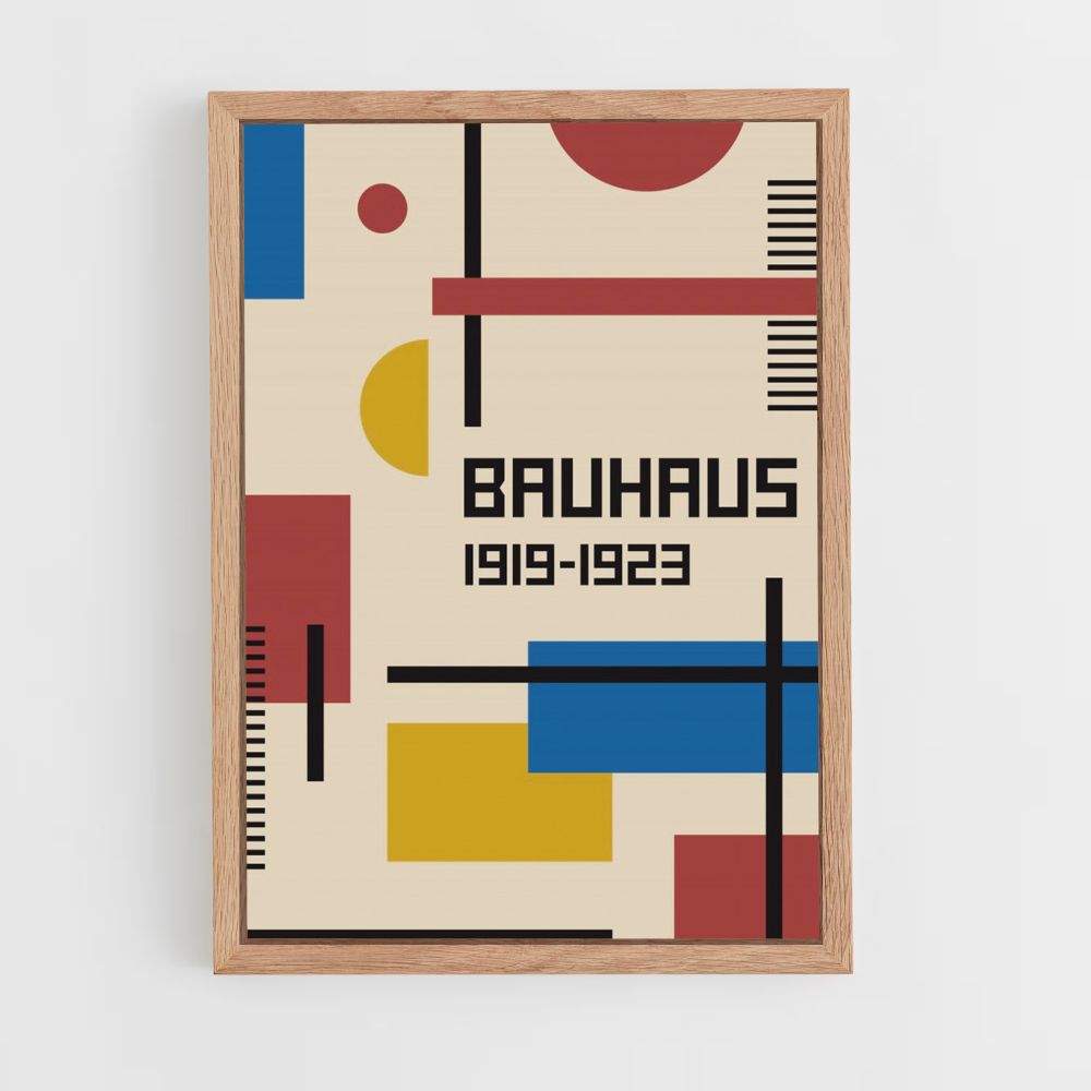 Poster Bauhaus Temps