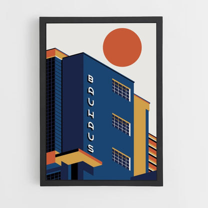 Poster Immeuble Bauhaus