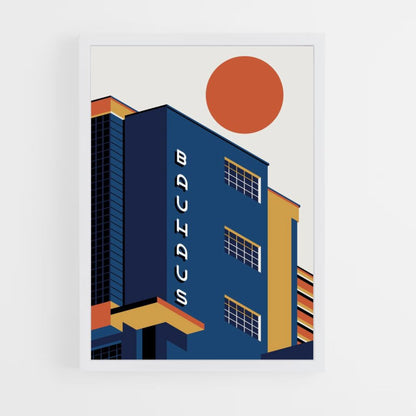 Poster Immeuble Bauhaus