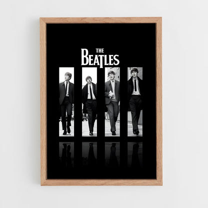 beatles-2 cadre Bois clair