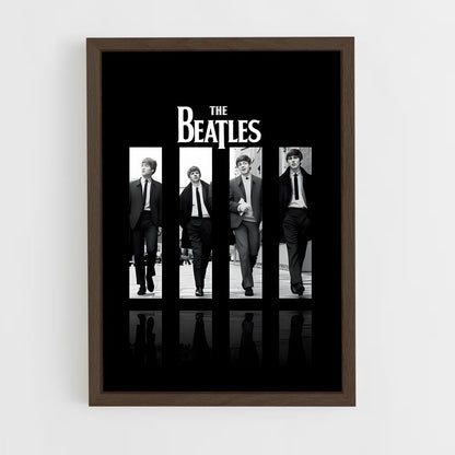 beatles-2 cadre Bois foncé