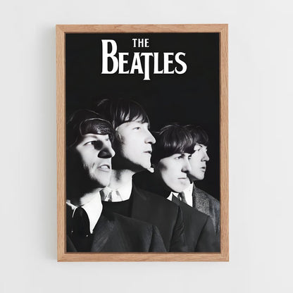 beatles-4 cadre Bois clair