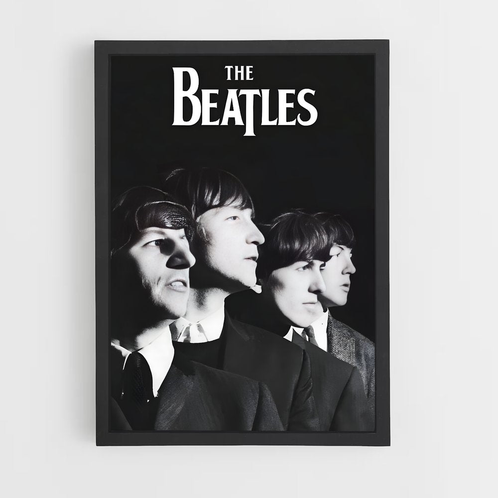 beatles-4 cadre Noir