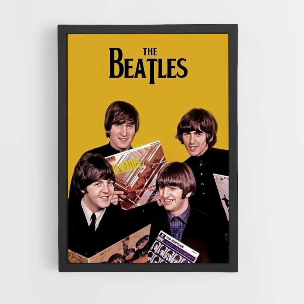 Poster The Beatles Jaune