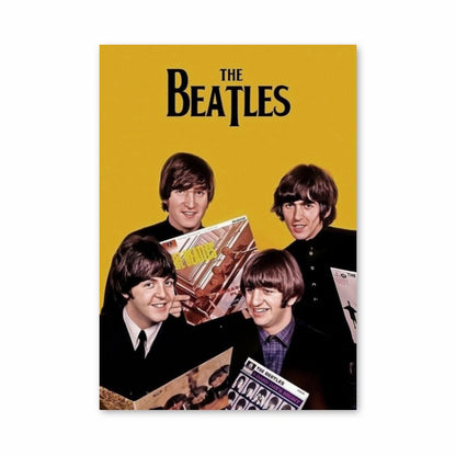 Poster The Beatles Jaune