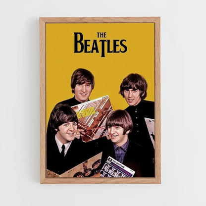 Poster The Beatles Jaune