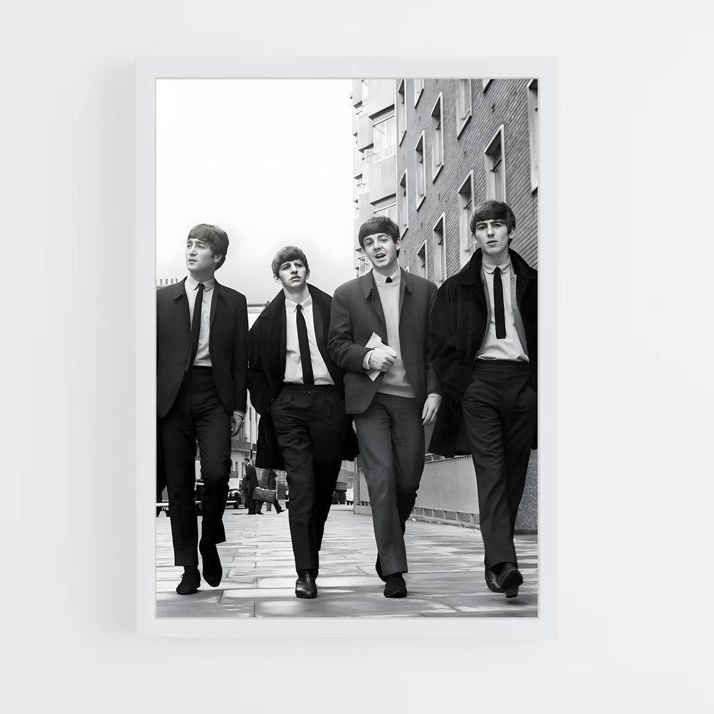 beatles-8 cadre Blanc