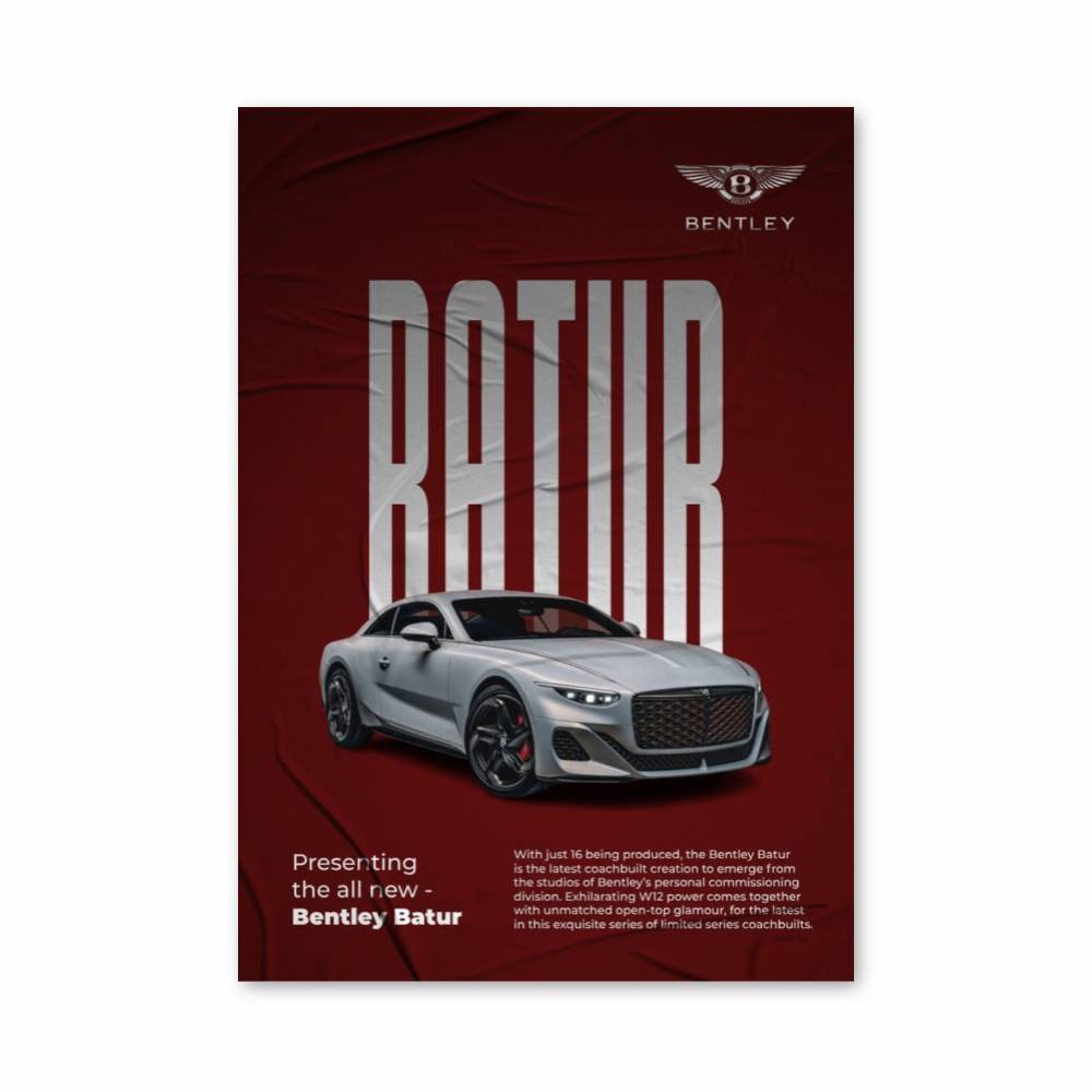 Poster Bentley Batur