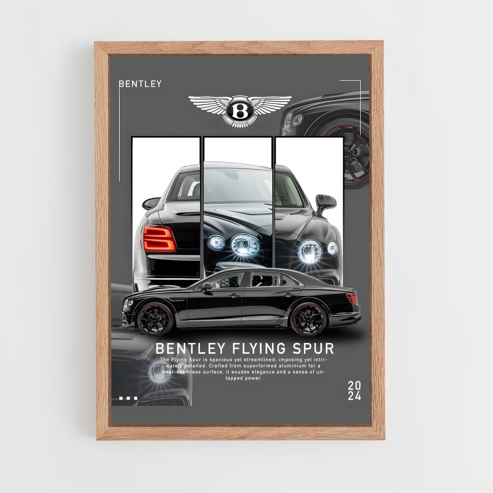 bentley-6 cadre Bois clair