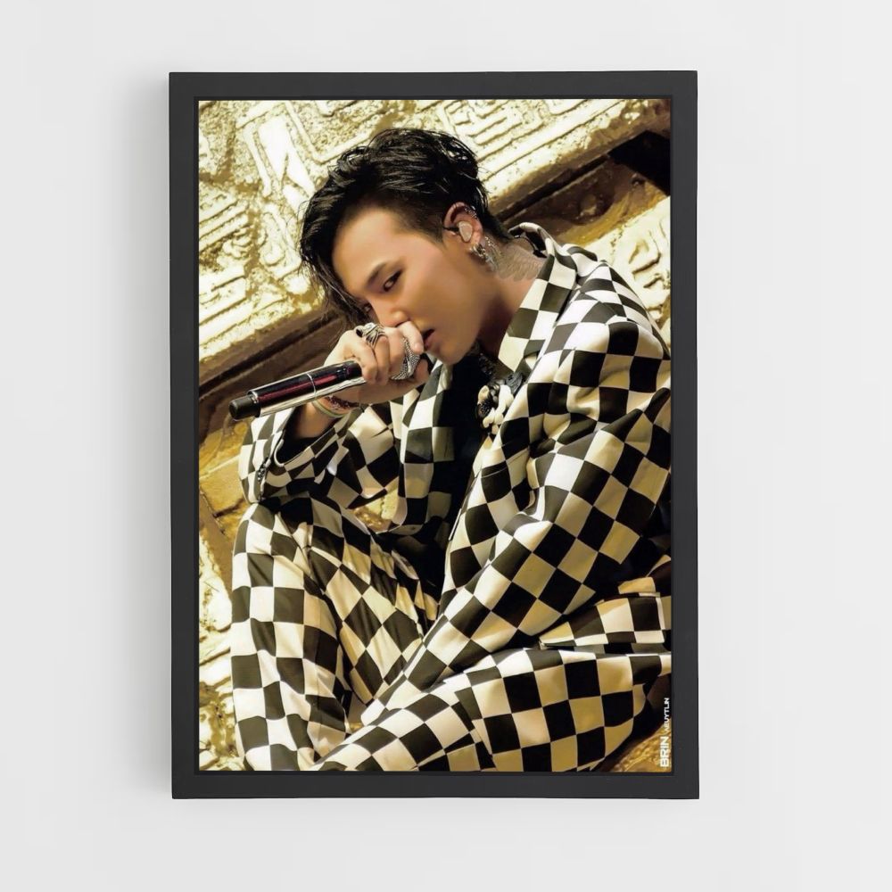 Poster G-Dragon Damier