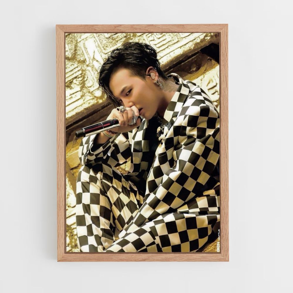 Poster G-Dragon Damier