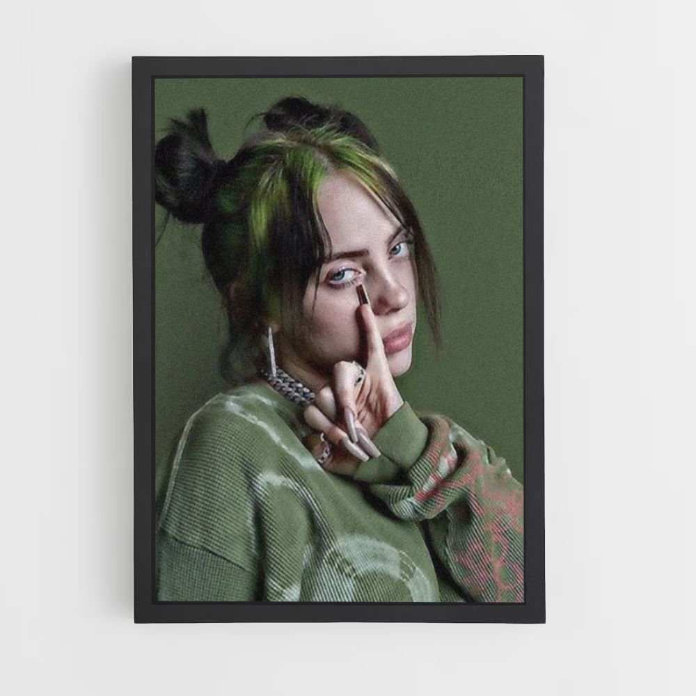 Poster Billie Eilish Vert