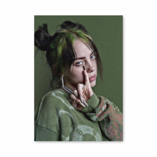 Poster Billie Eilish Vert