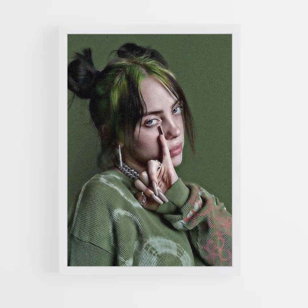 Poster Billie Eilish Vert