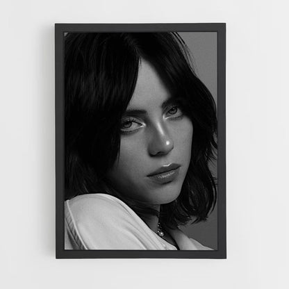 Poster Billie Eilish Noir et Blanc