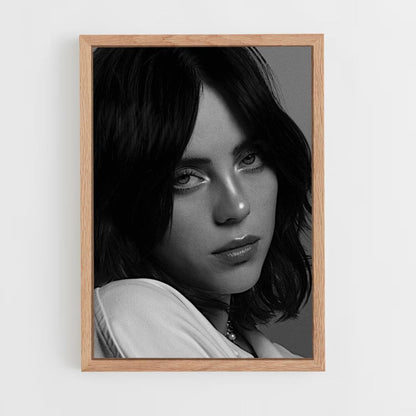 Poster Billie Eilish Noir et Blanc