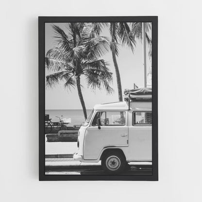 Poster Noir et Blanc Miami