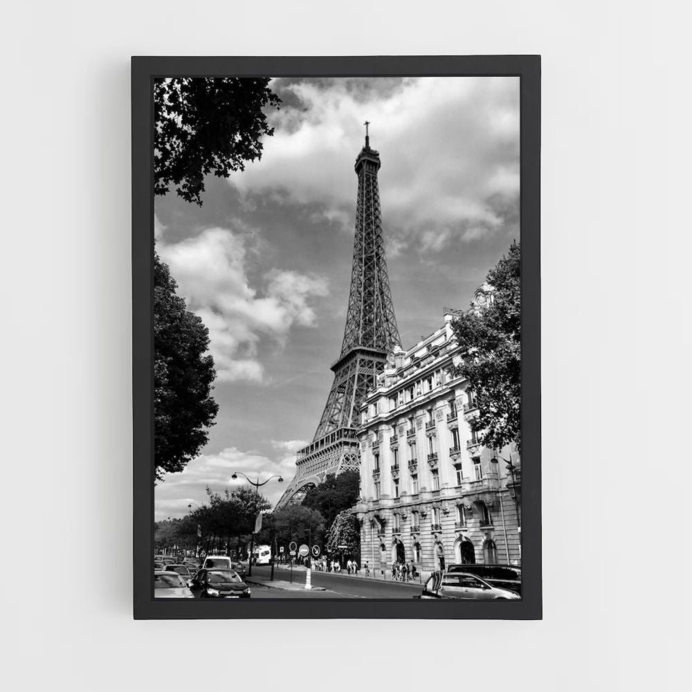 Poster Noir et Blanc Paris