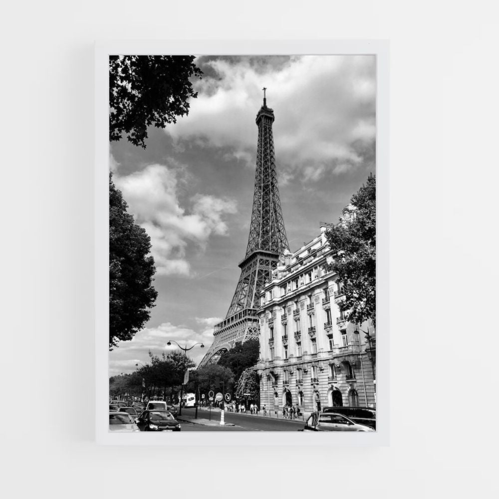 Poster Noir et Blanc Paris