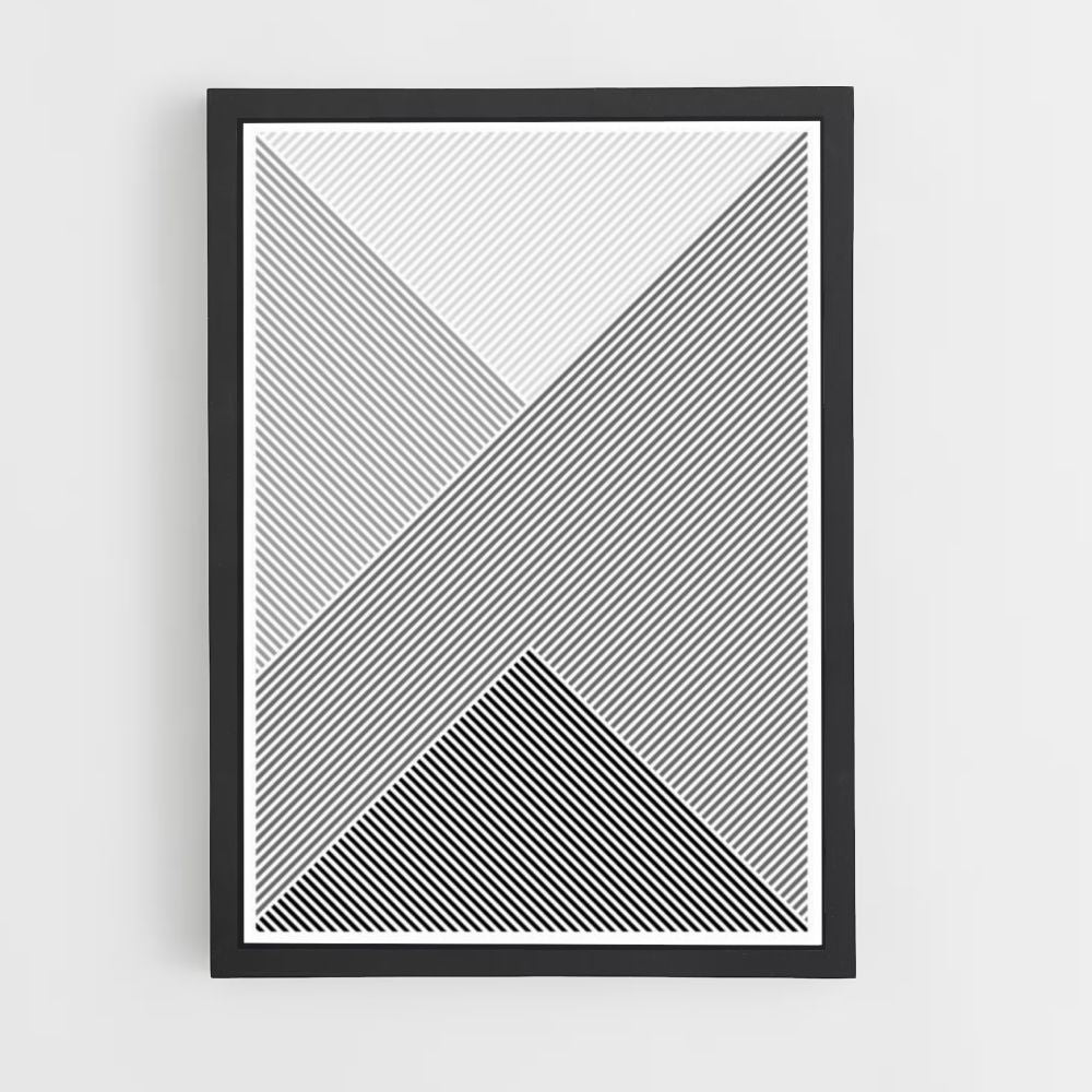 Poster Noir et Blanc Scandinave