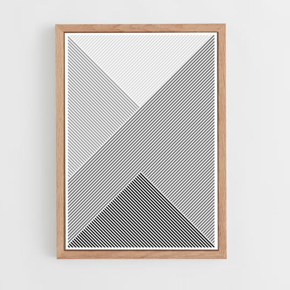 Poster Noir et Blanc Scandinave