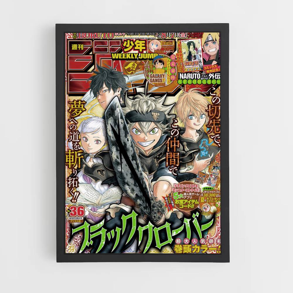 Poster Black Clover Weekly Jump