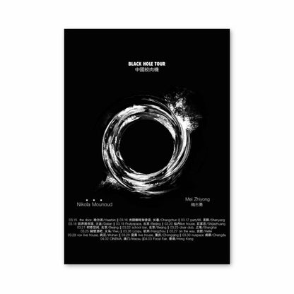 Poster Black Hole Tour Album