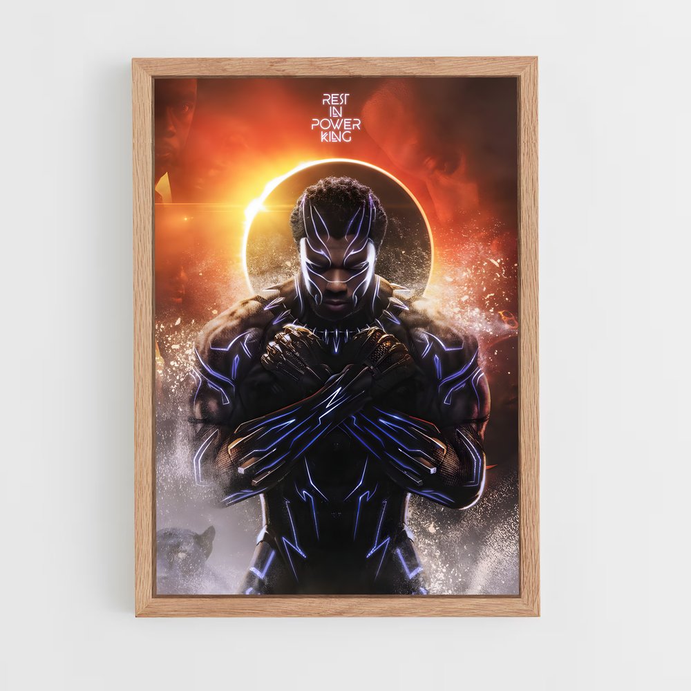 black-panther-1 cadre Bois clair