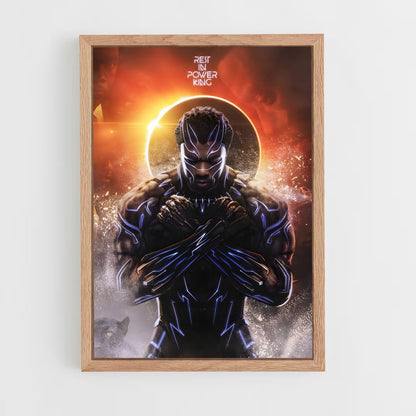 black-panther-1 cadre Bois clair