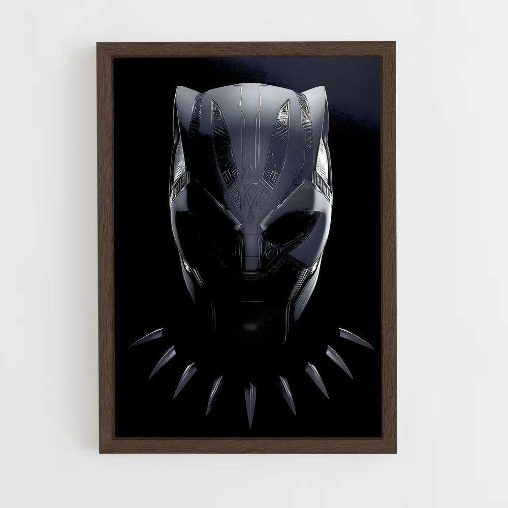 black-panther-6 cadre Bois foncé