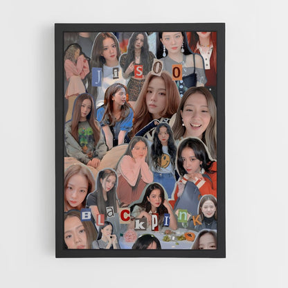blackpink-9 cadre Noir