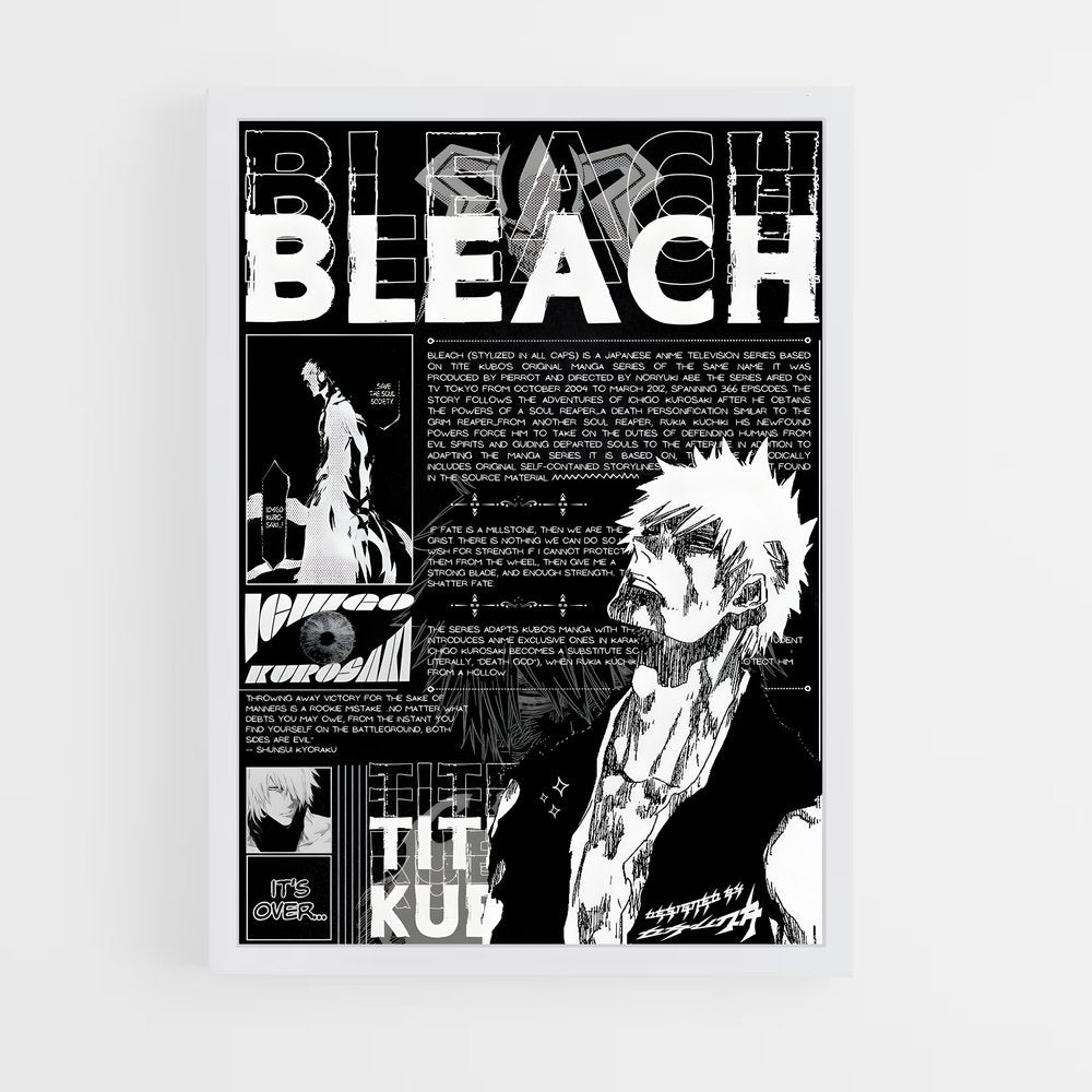 bleach-4 cadre Blanc