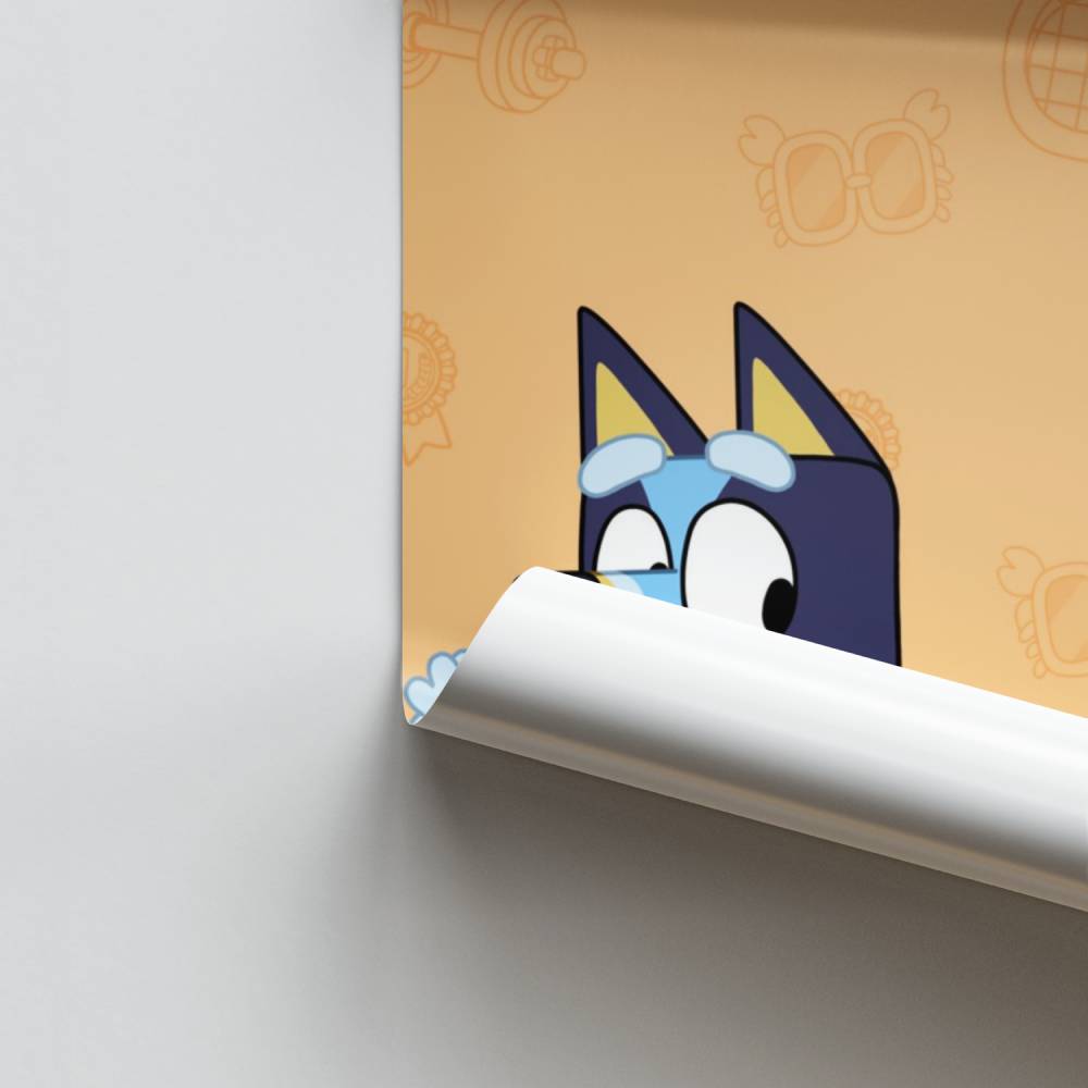 Poster Rollers Bluey